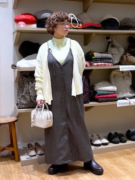 「アイテム（ニット/セーター）」を使った、tosa0101さん（レディース・152cm・50代）の秋コーディネート