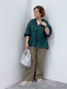 「アイテム（アクセサリー）」を使った、tosa0101さん（レディース・152cm・40代）の夏コーディネート