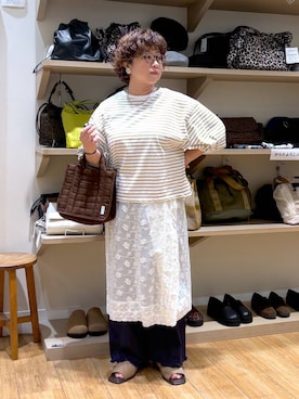 「studio CLIP（スタディオクリップ）のアイテム」を使った、tosa0101さん（レディース・152cm）の夏コーディネート