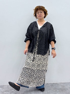 「アイテム（ワンピース/ドレス）」を使った、tosa0101さん（レディース・152cm・40代）の夏コーディネート