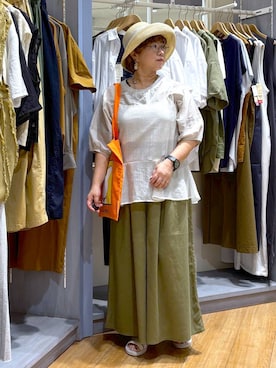 「アイテム（サンダル）」を使った、tosa0101さん（レディース・152cm・50代）の夏コーディネート