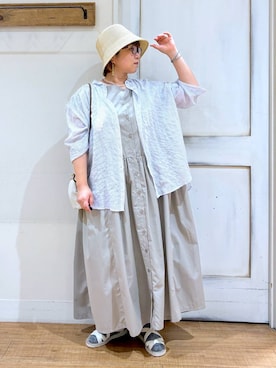 「アイテム（ワンピース/ドレス）」を使った、tosa0101さん（レディース・152cm・40代）の夏コーディネート