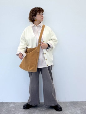 「アイテム（シャツ/ブラウス）」を使った、tosa0101さん（レディース・152cm・50代）の秋コーディネート