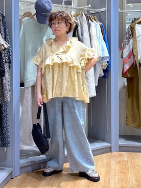 「studio CLIP（スタディオクリップ）のアイテム（シューズ）」を使った、tosa0101さん（レディース・152cm）の春コーディネート