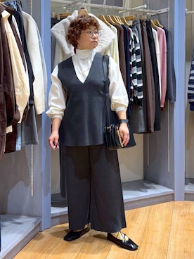 「アイテム（パンツ）」を使った、tosa0101さん（レディース・152cm・50代）の秋コーディネート