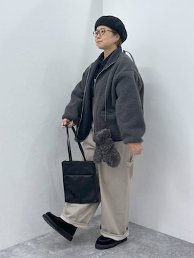 「アイテム（帽子）」を使った、tosa0101さん（レディース・152cm・40代）の秋コーディネート