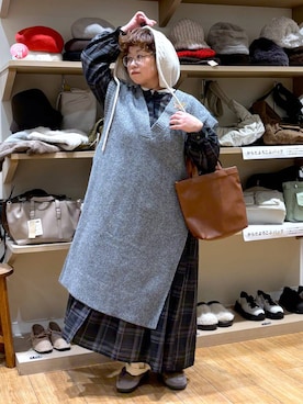 「アイテム（トップス）」を使った、tosa0101さん（レディース・152cm・50代）の秋コーディネート