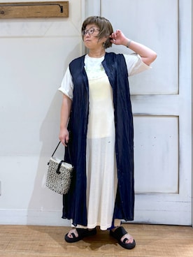 「アイテム（ワンピース/ドレス）」を使った、tosa0101さん（レディース・152cm・40代）の夏コーディネート