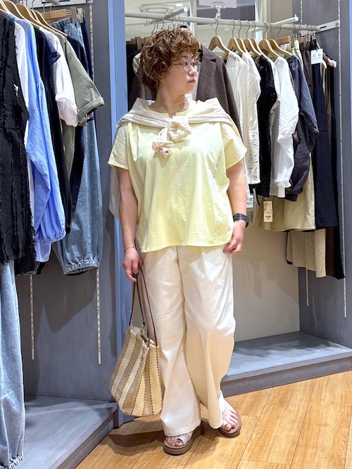 【シワになりにくい・接触冷感】軽らくストレートチノパンツ