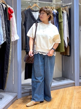 「アイテム（ネックレス）」を使った、tosa0101さん（レディース・152cm・50代）の夏コーディネート