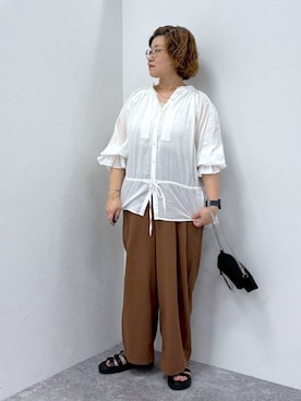 「ママコーデ」｜「アイテム（財布/小物）」を使った、tosa0101さん（レディース・152cm）の夏コーディネート