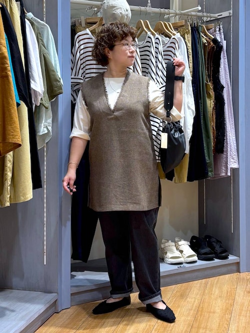 セール】ツイードベストワンピース（ワンピース）｜studio CLIP