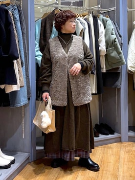 「アイテム（インテリア雑貨）」を使った、tosa0101さん（レディース・152cm）の冬コーディネート