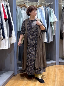 「studio CLIP（スタディオクリップ）のアイテム（ワンピース/ドレス）」を使った、tosa0101さん（レディース・152cm）の春コーディネート