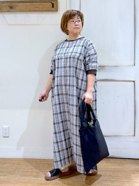 「アイテム（ワンピース/ドレス）」を使った、tosa0101さん（レディース・152cm・40代）の夏コーディネート