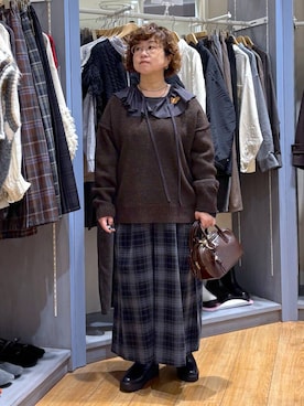 「アイテム（ブーツ）」を使った、tosa0101さん（レディース・152cm・50代）の秋コーディネート