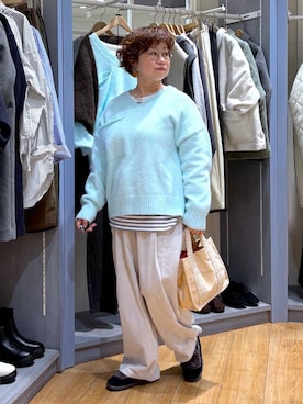 「アイテム（ネックレス）」を使った、tosa0101さん（レディース・152cm・50代）の冬コーディネート