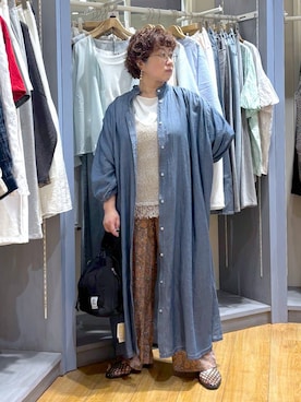 「studio CLIP（スタディオクリップ）のアイテム（トップス）」を使った、tosa0101さん（レディース・152cm）の春コーディネート