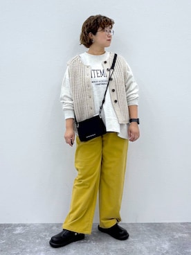 「アイテム（パンツ）」を使った、tosa0101さん（レディース・152cm・50代）の秋コーディネート