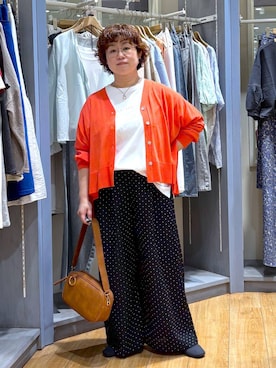 「studio CLIP（スタディオクリップ）のアイテム（バッグ）」を使った、tosa0101さん（レディース・152cm）の春コーディネート