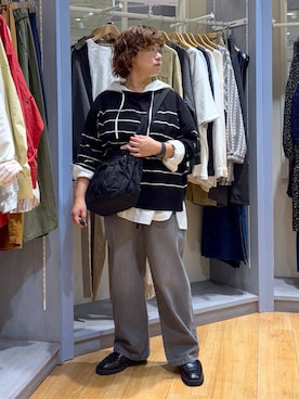 「アイテム（シャツ/ブラウス）」を使った、tosa0101さん（レディース・152cm・50代）の秋コーディネート