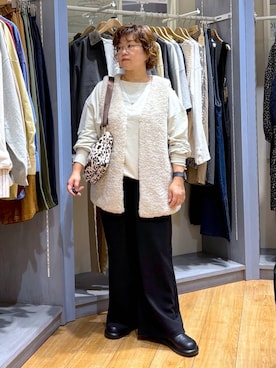 「アイテム（ショルダーバッグ）」を使った、tosa0101さん（レディース・152cm・40代）の秋コーディネート