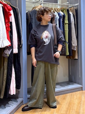 「アイテム（ローファー）」を使った、tosa0101さん（レディース・152cm・40代）の秋コーディネート
