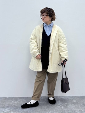 「アイテム（トップス）」を使った、tosa0101さん（レディース・152cm・50代）の冬コーディネート