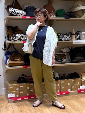 「studio CLIP（スタディオクリップ）のアイテム」を使った、tosa0101さん（レディース・152cm）の夏コーディネート