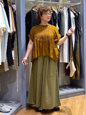 「アイテム（ネックレス）」を使った、tosa0101さん（レディース・152cm・50代）の夏コーディネート