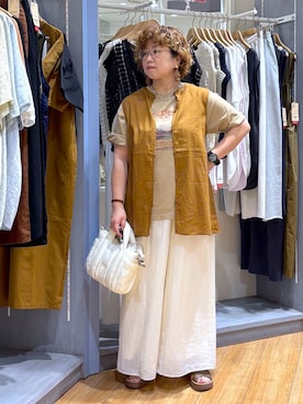 「アイテム（トートバッグ）」を使った、tosa0101さん（レディース・152cm・50代）の夏コーディネート