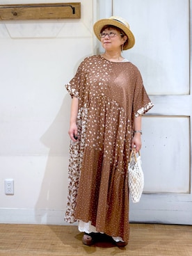「アイテム（ワンピース/ドレス）」を使った、tosa0101さん（レディース・152cm・40代）の春コーディネート