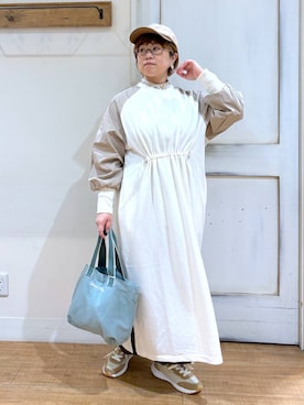 「アイテム（帽子）」を使った、tosa0101さん（レディース・152cm・40代）の秋コーディネート