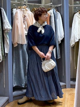 「studio CLIP（スタディオクリップ）のアイテム」を使った、tosa0101さん（レディース・152cm）の春コーディネート