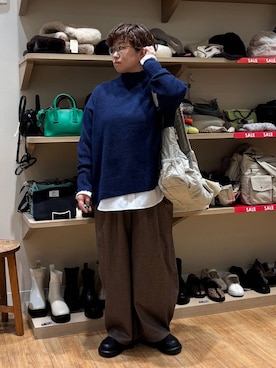 「studio CLIP（スタディオクリップ）のアイテム」を使った、tosa0101さん（レディース・152cm）の冬コーディネート