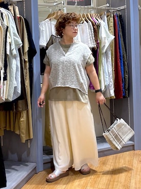 「アイテム（ネックレス）」を使った、tosa0101さん（レディース・152cm・50代）の夏コーディネート