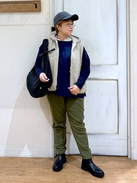 「アイテム（帽子）」を使った、tosa0101さん（レディース・152cm・40代）の秋コーディネート