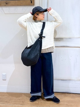 「アイテム（帽子）」を使った、tosa0101さん（レディース・152cm・40代）の秋コーディネート