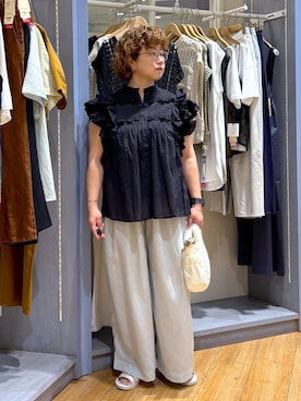 「アイテム（トートバッグ）」を使った、tosa0101さん（レディース・152cm・50代）の夏コーディネート