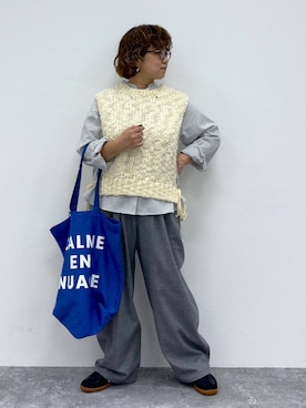 「アイテム（ベスト）」を使った、tosa0101さん（レディース・152cm・40代）の秋コーディネート