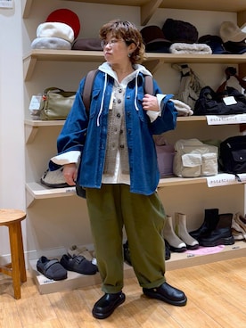 「アイテム（その他アウター）」を使った、tosa0101さん（レディース・152cm・40代）の秋コーディネート