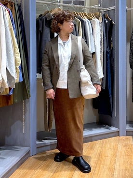 「アイテム（ジャケット/アウター）」を使った、tosa0101さん（レディース・152cm・50代）の秋コーディネート