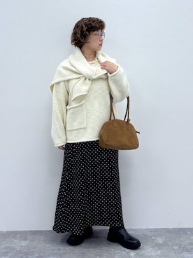 「アイテム（スカート）」を使った、tosa0101さん（レディース・152cm・50代）の秋コーディネート