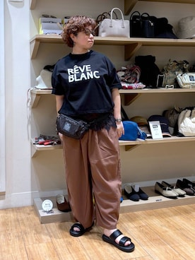 「studio CLIP（スタディオクリップ）のアイテム（バッグ）」を使った、tosa0101さん（レディース・152cm）の春コーディネート