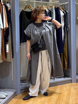 「アイテム（スウェットパンツ）」を使った、tosa0101さん（レディース・152cm・50代）の夏コーディネート