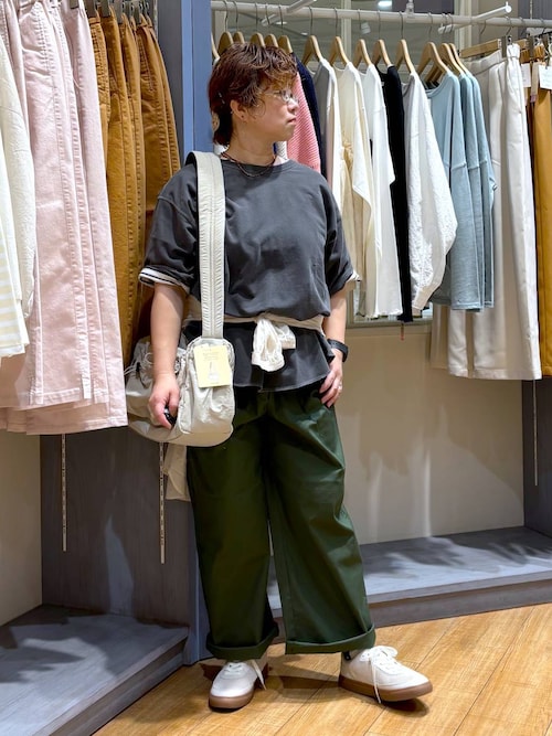【イージーケア・接触冷感】軽らくストレートチノパンツ