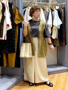 「アイテム（Tシャツ/カットソー）」を使った、tosa0101さん（レディース・152cm・50代）の夏コーディネート