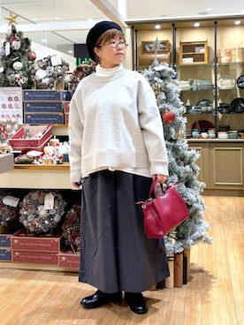 「アイテム（帽子）」を使った、tosa0101さん（レディース・152cm・40代）の秋コーディネート