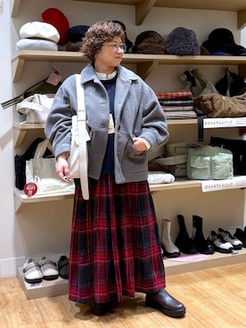 「アイテム（アクセサリー）」を使った、tosa0101さん（レディース・152cm・50代）の秋コーディネート