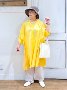 「アイテム（ワンピース/ドレス）」を使った、tosa0101さん（レディース・152cm・40代）の夏コーディネート